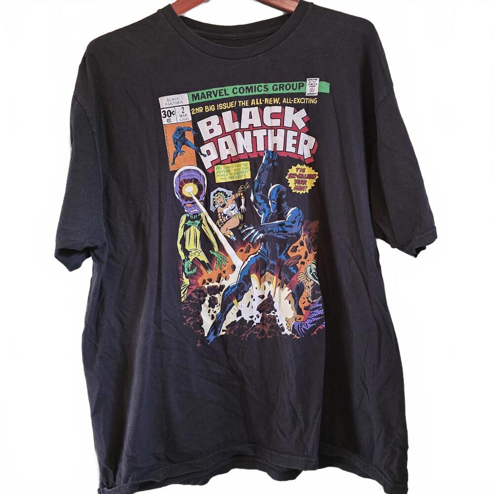 Vintage Marvel Black Panther T-Shirt - 2X